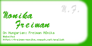 monika freiman business card